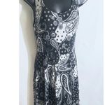 EXPRESS  paisley print skater dress size small Photo 0