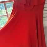 Jay Godfrey  cocktail dress size 14 tomato red orange lined nwot $445 Photo 6
