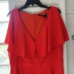 Jay Godfrey  cocktail dress size 14 tomato red orange lined nwot $445 Photo 4