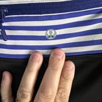 Lululemon cropped leggings with striped waistband and back pocket size 2 Photo 3