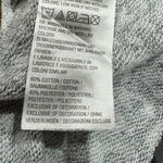 Peace Love World Black Grey Oversized Sweatshirt Women’s Small Photo 1