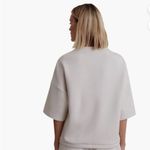 Varley  Alden Short Sleeve Sweatshirt – Cream / Doublesoft Fabric – Size M Photo 3