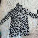 Joe Boxer 🆕  Black and White Leopard Print Hoodie Photo 0