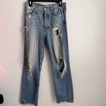 Mother The Tomcat Ankle Quite Contrary Jeans Blue Size 27 Photo 3