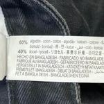 ZARA Women's Black Straight Wide Leg Mid Rise Baggy Cargo Denim Jeans Pants Sz 2 Photo 4