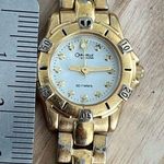 Caravelle by Bulova Ladies Watch Gold Tone Bracelet Pearl Dial Luminous Markers Photo 11