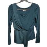 bailey 44 Jules Drape Front  size medium Teal Color 3/4 Sleeves Photo 1