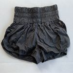 Free People Movement Women’s Black the Way Home High Rise Lined Shorts Medium Photo 1