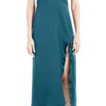 Max Studio  Y2K Babydoll Satin Slip Dress Sz S Ruffle Trim 90's NWT Photo 1