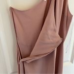 Reformation  Evelyn One Shoulder Long Blush Pink Maxi Dress with Front Slit | 2 Photo 6