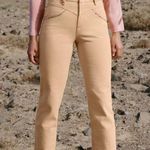 Paloma Wool Brenda Rhinestone Beige Tan Straight Leg Western Style Pants NEW US8 Size 8 Photo 0