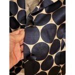 Catherine Malandrino Navy Polka Dot Silk Wool Blend Cropped Blazer Jacket M Blue Size M Photo 6
