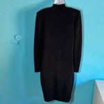 St. John Evening Basics Black Knit Dress Size M /8 with Silvertone Buttons Photo 8