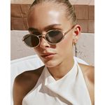 Banbe The Sampaio Sunglasses in Gold & Olive New Womens Sunnies Photo 10