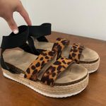 Jessica Carlyle Leopard Print Sandals Photo 4