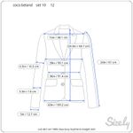 suit skirt set 1980s blue boxy boyfriend straight skirt Size 12 Photo 1