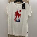 Converse New York Print White Tee Shirt Photo 1