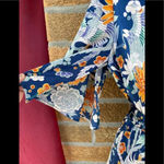 Highline Collective Asian Floral Kimono dress m Blue Size M Photo 3