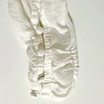 Free People Chloe Smocked Tie Neck Cotton Top Photo 10