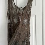 Woven Heart NWT  Olive Lace Vest Kimono Boho Swimsuit Coverup Photo 2