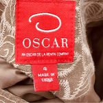 Oscar de la Renta  Linen Blend Embroidered Vintage Blazer Photo 14