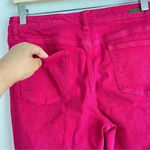 Lila Ryan  Crop Jeans Women's Size 31 Solid Cuffed Berry Pink Barbie Core Capsule Photo 3
