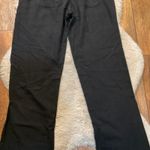 Roxy  Pants Size Small Black Linen Blend Drawstring Waist Womens Photo 9