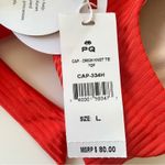 PilyQ  PQ Swim Drew Knot Bikini Top Swimwear Size Large NEW Retail $80 TOP ONLY Photo 13