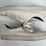 Frye  Size 7.5 Sneaker Ivy Low Lace Up White Leather Fashion Women’s Comfort Shoe Photo 3