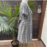RVCA Gingham Cottagecore Midi Dress M NWT 100%‎ Cotton Tie Photo 3