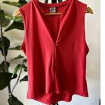 REI Women’s Cycling Jersey Zip Sleeveless Red Size Large Back Pocket Photo 0