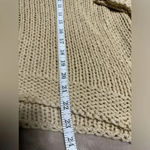 L Love Loose Knit Sweater Size M/L Cream Tan Size M Photo 2