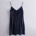 Topshop  Glitter Velvet Slip Mini Dress New With Tags Photo 5