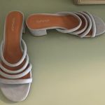 Topshop Baby Blue Block Heel Sandals Photo 0