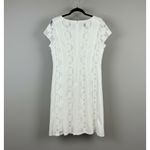 Rafaella White Lace Dress 12 Elegant Party Cocktail Midi Career Short Sleeve # Photo 2