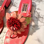 Tommy Hilfiger Tommy Hits Man Pink Thong Slip On Sandals Size  6M Photo 2