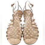 Diane Von Furstenberg DVF  Gladiator Style Jelly Sandals Rubber Grey Jellies Photo 2