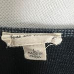 Jane and Delancey  Tiered Long Sleeve Charcoal Sweater/Top Size Large Photo 1