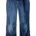 Citizens of Humanity  Blue Medium Wash Stretch High Rise‎ Wide Leg Jeans Size 28 Photo 0