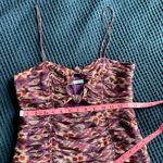 ZARA Purple Animal Print Mini Dress Photo 10