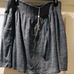 Caslon  Chambray skirt elastic waist Photo 2