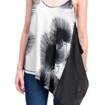 Rachel Roy New With Tags Black and White Asymmetrical Tank Size Small Photo 0