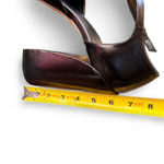 Vince Camuto  Grenela Block Heel Platform Pump Leather Ankle Strap High Heels 11 Photo 9