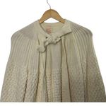 Vintage Acrylic Fibre 100% VIRGIN Soft Knit Open Tie Cardigan Sweater Romania Photo 1