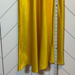 Veronica Beard Women’s Sanderson Dress Bright Sunset Yellow Silk Cowl neck Dress Photo 6
