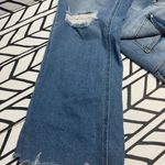 Avec Les Filles  High Rise Cropped Straight Leg Raw Hem Size 30 Denim Photo 9