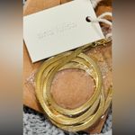 Ana Luisa  Ina Gold Herringbone Chain Necklace. Photo 3