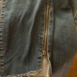 Torrid  skinny cropped Trendy Patchwork Blue Jeans Photo 5