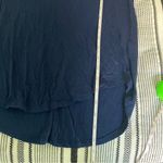 a.n.a 3/4 Sleeve Navy T-Shirt Medium Deep Blue Classic Casual Basic Fall Tee M Photo 5
