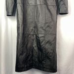 Direct Action D.A.N.Y New York Leather Trench Coat Fur Photo 7